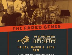 See the The Faded Genes Live at The Mount Pleasant Rose